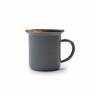 Barebones slate grey espresso cup