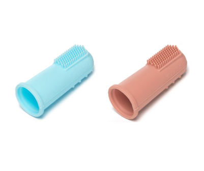 GreenPicnic - Kooleco silicone finger baby toothbrush