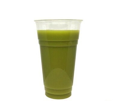 PLA bio drinkglas groot met groentedrank
