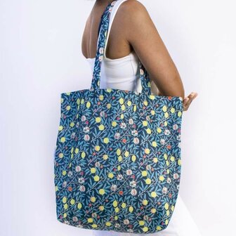 GreenPicnic - rPET Kind Bag shopper van gerecycled PET met print van takken