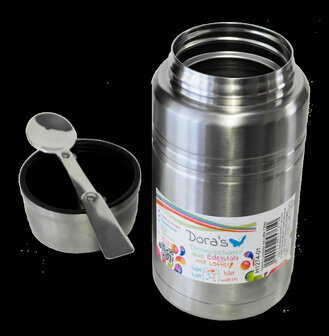 Doras thermos lunchcontainer van roestvrij staal