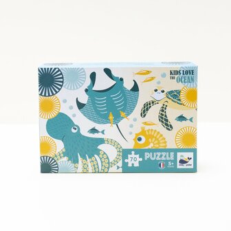 Coq en Pate Oceans puzzel gemaakt van gerecycled en FSC papier - GreenPicnic