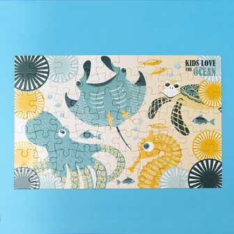 Coq en Pate onderwaterleven puzzel van gerecycled materiaal - Duurzame kinderpuzzels GreenPicnic