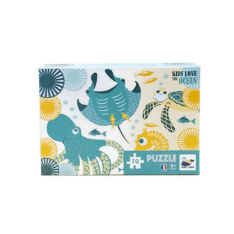 Coq en Pate kinderpuzzel onderwaterwereld - Oceans puzzel