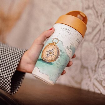 Plant Deluxe cup Compass van Bioloco