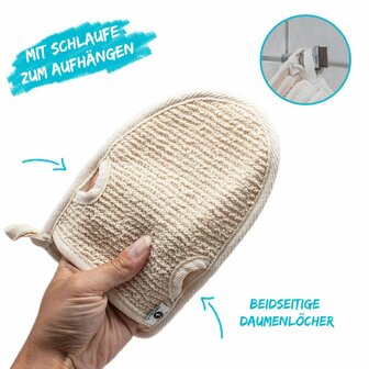 Chinchilla plasticvrije scrubhandschoenen voor links en rechts