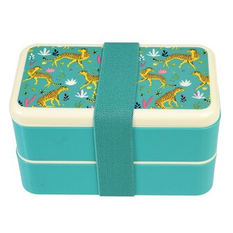 REX LondonBento Box Cheetah Large - Webshop GreenPicnic