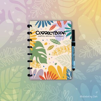 A5 Correctbook gelinieerd Correctbook Botanical Beauty Special