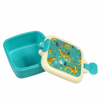 Rex London Snack Box met Cheetah printje - Webshop GreenPicnic