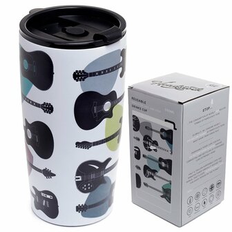 Eco Giftshop GreenPicnic - Headstock Guitar thermos reisbeker voor dranken en voedsel van Puckator 