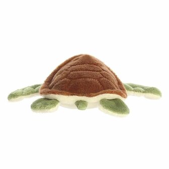 Achterkant baby schildpad Eco Nation knuffel van gerecycled plastic - GreenPicnic