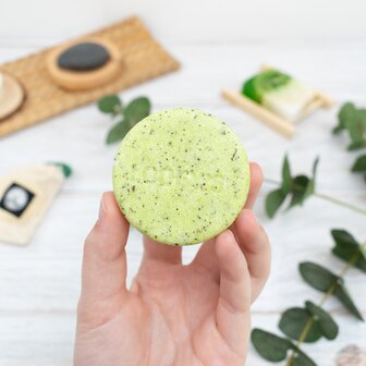 Vegan-geschikte en plasticvrije Loofys green shampoo 