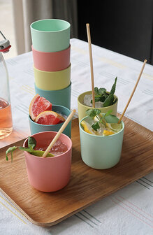 Dulce Colour Stack-O Cups stapelbekers bij eco giftshop GreenPicnic