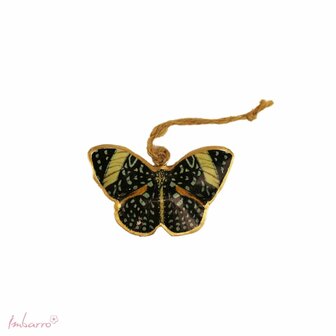 GreenPicnic - Eerlijke decoratie van Imbarro, metalen vlinder hangers