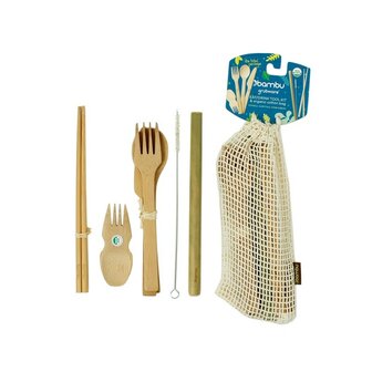 Make it a Green Picnic met de Bambu Eet en Drink set van duurzaam bamboehout