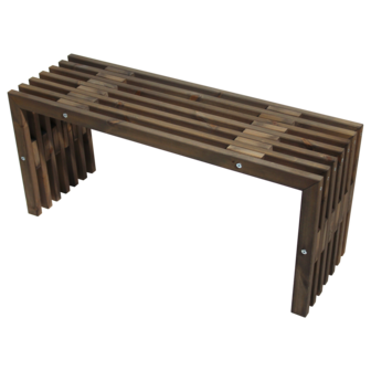 Ecofurn D-Bench 100 pine grey, grijs houten bankje