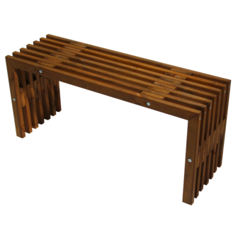 Ecofurn D-Bench 100 pine brown, bruin houten bankje