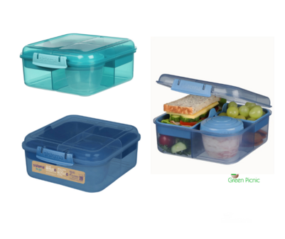 Sistema Ocean Bound Plastic To Go Lunchbox Bento Cube bij Greenpicnic