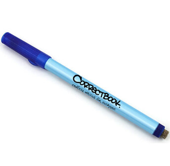 Correctbook stift blauw