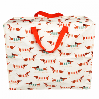 Sausage Dog Jumbo Bag van Rex London - Greenpicnic