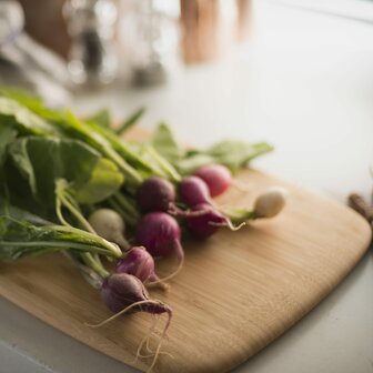 GreenPicnic - Bamboo Underut Cutting Board van Bambu