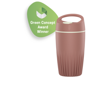 Be O Cup Pink Marantha, herbruikbare koffiebeker van gerecyclede olie