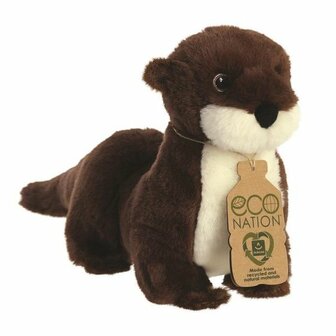 Knuffeldier van gerecycled plastic Rivier Otter