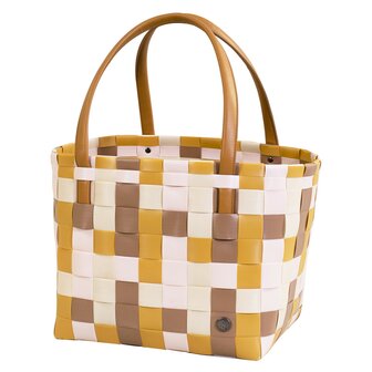 Handed By shopper Color Blocked Honey Mix GreenPicnic
