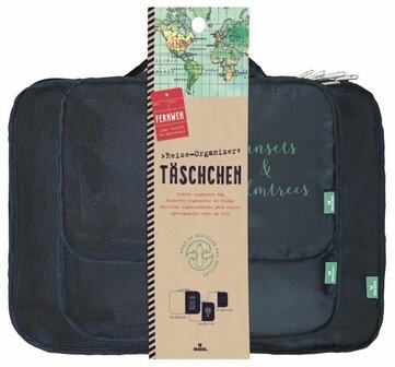 Moses Organizers set van 3 vouwbare reistassen - Eco Webshop GreenPicnic