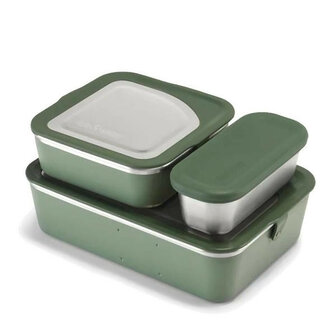 Klean Kanteen Family Set Big Meal, Lunch and Snack boxes - GreenPicnic