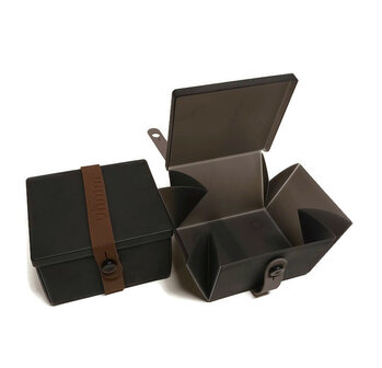 Uhm box opvouwbare lunchbox zwart