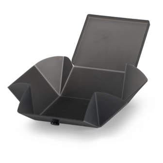 Zwarte opvouwbare lunchbox UHMM