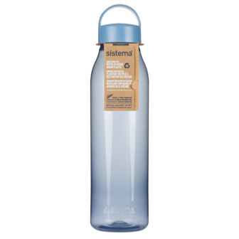 Sistema ocean bound 700ml fles in blauw bij Greenpicnic