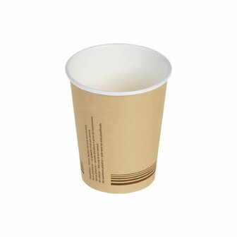 Plasticvrij papieren wegwerp  koffiebeker 300ml bij Greenpicnic