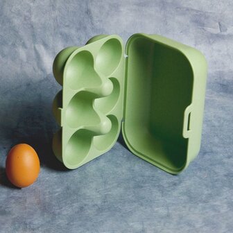 Ah Table! herbruikbare eierdoos van bioplastic