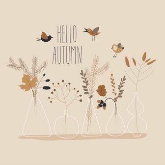BambooNapkin Hello Autumn eco servetten van bamboevezels