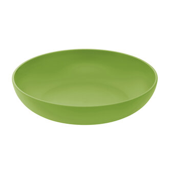 Zuperzozial Nature Flat Bowl 26cm Green bij Greenpicnic