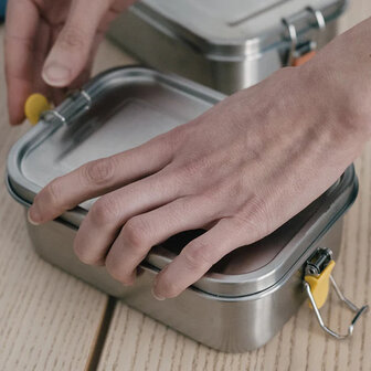 Ekobo Lunch Boxen van roestvrij staal met silicone binnenkant - Eco Webshop GreenPicnic