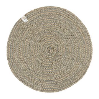 ReSpiin Jute Tablemat  Natural Grey- verkooppunt GreenPicnic