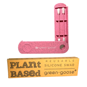 Bio Based set wattenstaafjes in roze