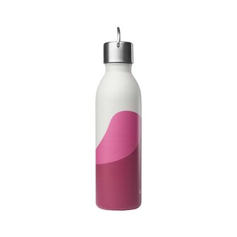 GreenPicnic - Insulated stainless steel active bottle Horizon Garnet 600ml van Qwetch 