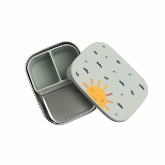 The Cotton Cloud lunchbox RVS met siliconen deksel Origami bij Greenpicnic