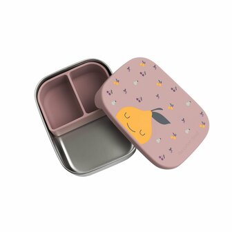 The Cotton Cloud lunchbox RVS met siliconen deksel  Fruity