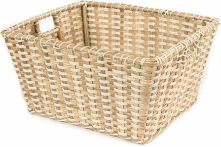 Fairtrade mand van bamboe en gerecycled plastic