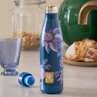 Izy Bottles RVS thermosfles met print CeCe Fiore van PIP Studio