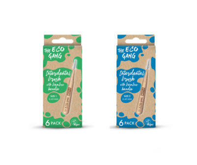 The Eco Gang Interdental brush in 2 maten bij Greenpicnic