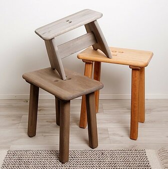 Ecofurn houten krukjes of bijzettafeltjes bij GreenPicnic