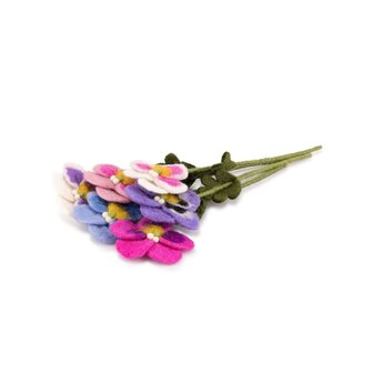 GreenPicnic - Fairtrade vilten bloemen van Sjaal met Verhaal