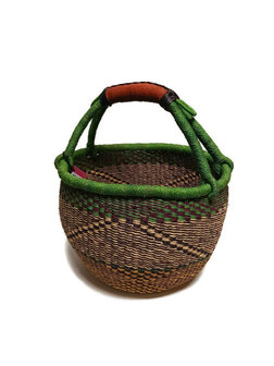 Ghana mand Bolga, fairtrade mand natuurlijk