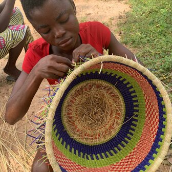 Maker van Fairtrade bolmanden